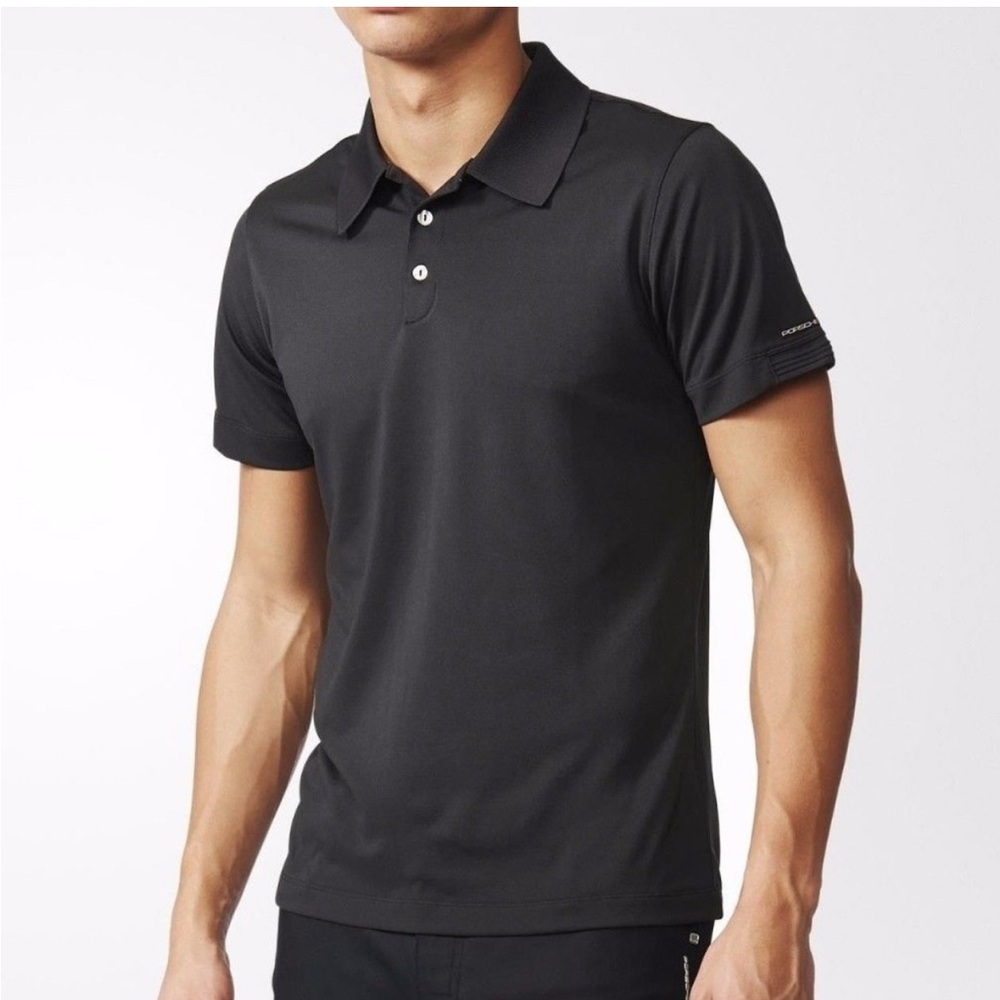adidas Men's Charcoal Polo Shirt